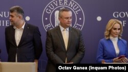 Premierul României de la acea vreme, Nicolae Ciucă (centru), a fost informat în luna februarie 2023 despre condițiile din „azilele groazei”. Gabriela Firea, ministrul Familiei, a negat orice implicare a sa ori a membrilor familiei sale, care ocupă funcții importante în Voluntari.