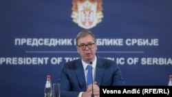 Претседателот на Србија Александар Вучиќ 