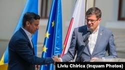 Mihai Chirica (stânga) și Costel Alexe, candidații PNL pentru Primăria Iași, respectiv Consiliul Județean Iași, sunt cercetați de procurorii DNA.