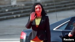 Претседателката на Косово, Вјоса Османи 