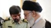 Iranian Supreme Leader Ayatollah Ali Khamenei (right) appointed Ahmad Reza Radan as chief of police in Iran on January 7.