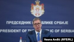 Претседателот на Србија Александар Вучиќ 