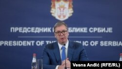 Претседателот на Србија Александар Вучиќ 