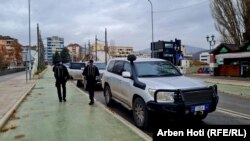 Pjesëtarë të EULEX-it në Mitrovicë të Veriut. Fotografi nga arkivi. 