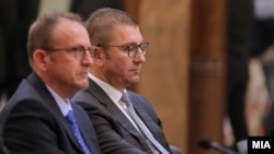 Arben Travari i Hristijan Mickoski, Skoplje novembar 2022. 