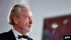 Ридли Скот на кинофестивала във Венеция, септември 2021 г. 