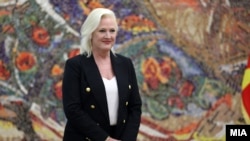 Американската амбасадорка во Скопје Анџела Прајс Агелер
