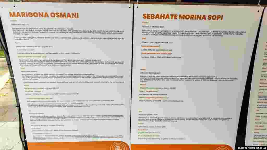 Marigona Osmani e Sebahate Sopi.