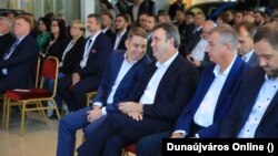 Palkovics László Dunaújvárosban október 14-én (a képet a Dunaújváros Online engedélyével használjuk)