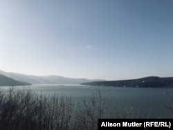 The Danube as seen from Orsova.