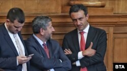 Христо Иванов, "Демократична България", и Даниел Лорер, "Продължаваме промяната"