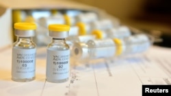 A Janssen (Johnson & Johnson) védőoltás ampullája