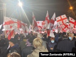 27 ოქტომბერს ზუგდიდში ერთიანი ნაციონალური მოძრაობის მხარდამჭერების აქცია გაიმართა -