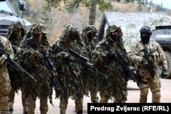 Pripadnici MUP-a RS-a tokom izvođenja vježbe na Jahorini, 22. oktobar 2021.