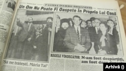 Venirea Regelui în țară reflectată în România liberă.