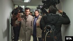 Лидерите на "Продължаваме промяната" Кирил Петков (вляво) и Асен Василев