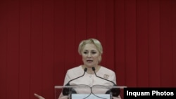 Premierul Viorica Dăncilă anunță că PSD rămâne la guvernare, București, 26 august 2019