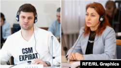 Judecătorii Alexei Paniș și Veronica Cupcea.