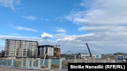 Bosna i Hercegovina, izgradnja teniskih terene za 'Serbia Open' turnir u Banjaluci, 31. januara 2023. 