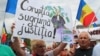 Imagine de la un protest din Chișinău împotriva invalidării alegerilor pentru primărie