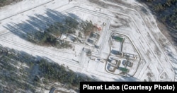 1405-я база боеприпасов на спутниковом снимке от 24 февраля