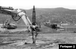 A Nagymarosi Erőmű építése 1989-ben