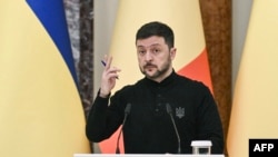 Украина - Володимир Зеленски, претседател на Украина, Киев, 8 април 2024 година. 