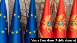 Zastave Evropske unije i Crne Gore, 26. oktobar 2024.