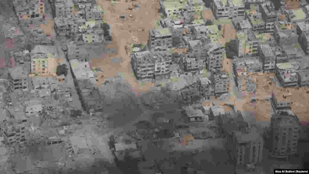 Uništene zgrade u Gazi.