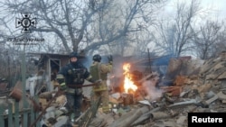 Mesto u regionu Zaporožje koji je pogodio ruski dron, 18. novembar 2023.