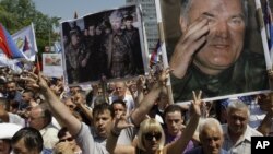 Skup podrške Ratku Mladiću i Radovanu Karadžiću u Banjaluci, 2011.