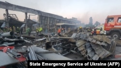 Разрушенный ТЦ