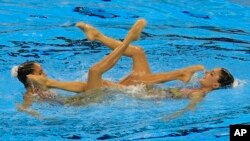 По време на състезание в Китай през 2011 г.