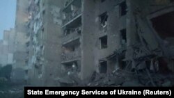 Sergheevca, după bombardament, 1 iulie 2022.