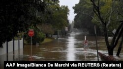 Poplavljeno stambeno naselje sjeverozapadno od Sidneja, 4. juli 2022. 