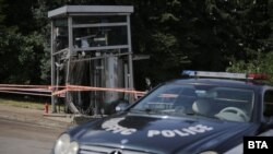 Мястото на катастрофата в София