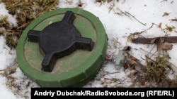 Противпешадиска мина во Украина (илустрација)