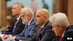 Талат Џафери, Димитар Ковачевски и Али Ахмети.