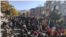 Protesters rally in Mahabad in Iran's West Azerbaijan Province on November 19. 