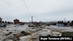 Fotografi nga vërshimet e janarit në Kosovë.