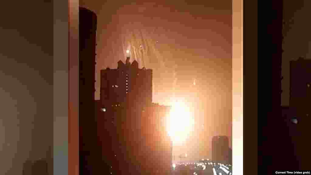 Експлозија од летало над Киев, 25 февруари 2022