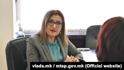 Архивска фотографија Министерка за труд и социјална политика Јована Тренчевска 