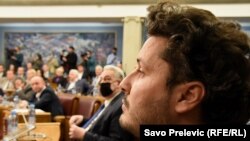 Zëvendëskryeministri Dritan Abazoviq, Parlamenti i Malit të Zi 3 shkurt 2022. 