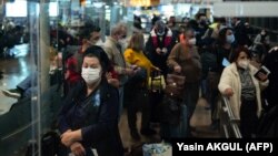 Aeroporti Ndërkombëtar Zvartnots në Jerevan të Armenisë. Fotografi ilustruese. 