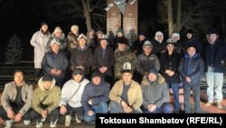 Участники поминального мероприятия.