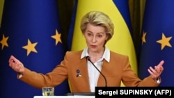 Урсула фон дер Лайен изнесе речта си на Мюнхенската конференция по сигурността в събота. 