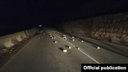 Место инцидента на кыргызско-таджикской границе. 11 марта 2022 года. 