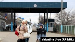 Ukrajinske izbeglice na graničnom prelazu Giurgiulesti, 6. mart 2022. 