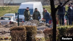 Mjesto pada letjelice u Zagrebu, nedaleko studentskog doma "Stjepan Radić"