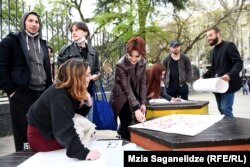 სტუდენტების აქცია, 20 აპრილი, 2022 წელი